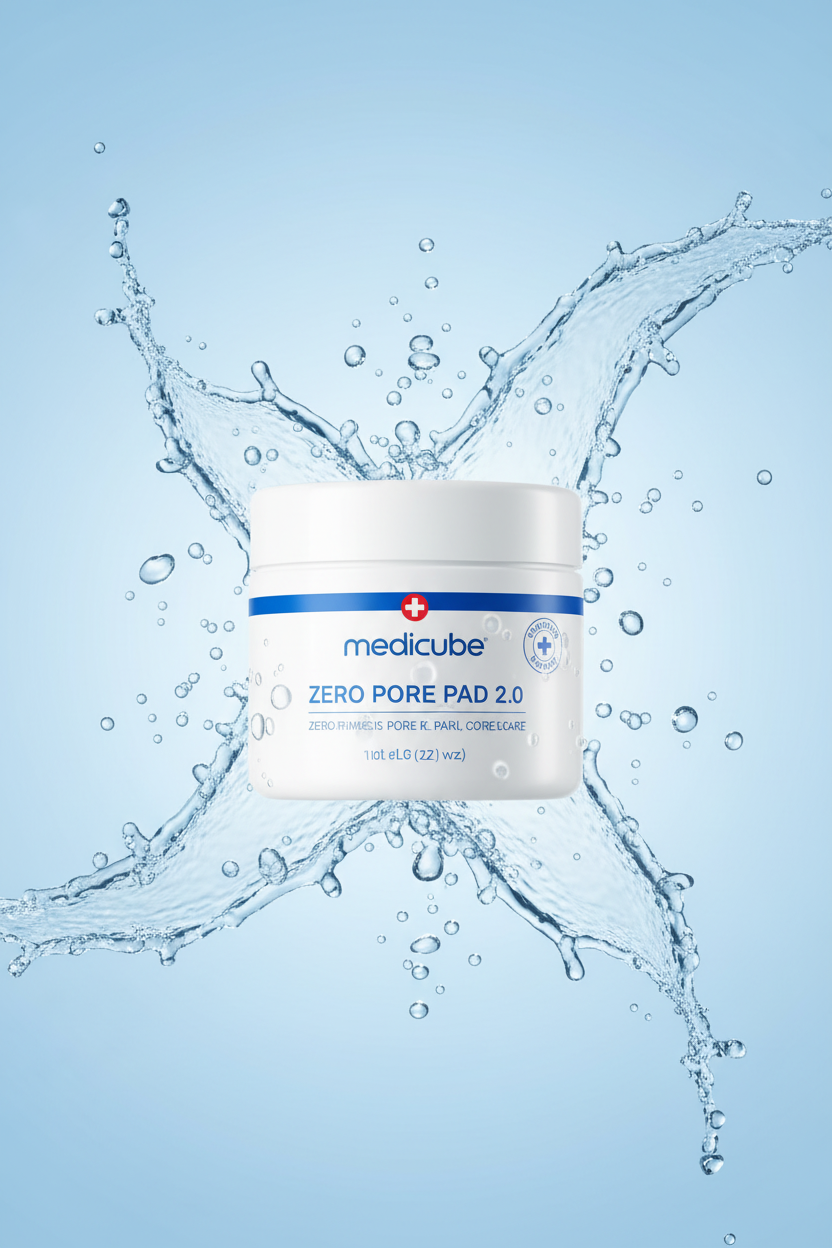 Medicube Zero Pore Pad 2.0 – Toallitas Tónicas AHA + BHA para Poros y Limpieza Profunda