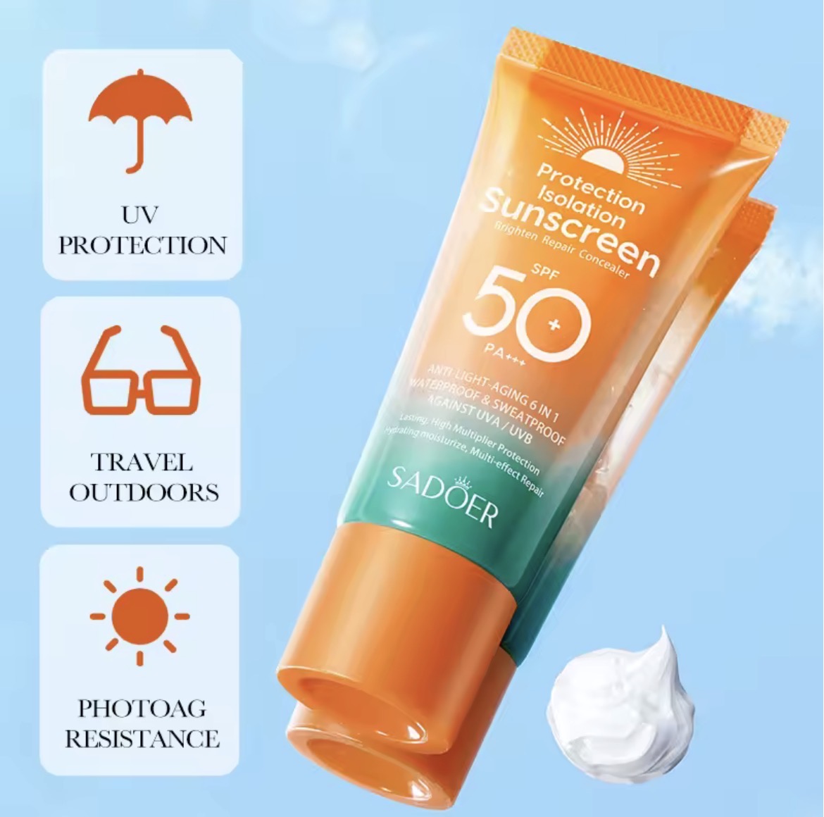 Protector Solar Coreano Facial SPF 50+ | Lumina Beauty