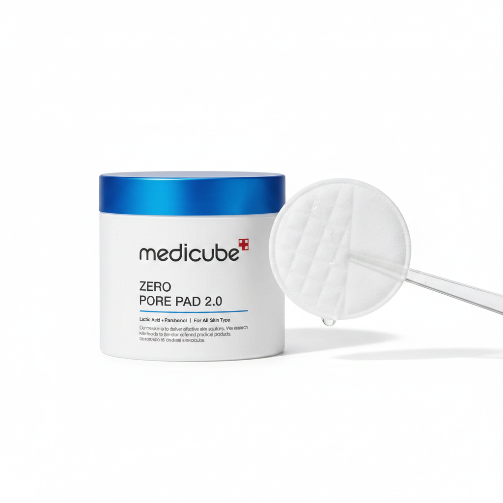 Medicube Zero Pore Pad 2.0 – Toallitas Tónicas AHA + BHA para Poros y Limpieza Profunda