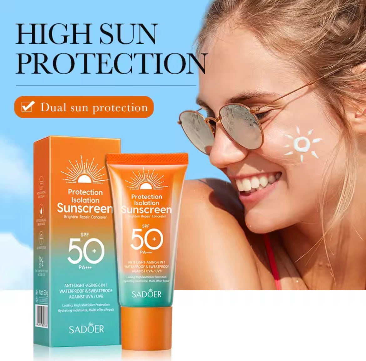 Protector Solar Coreano Facial SPF 50+ | Lumina Beauty