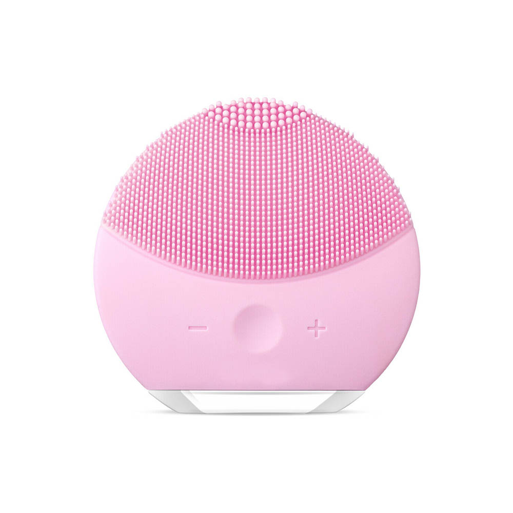 Limpiador y Masajeador Facial Eléctrico de Silicona (Rosa)